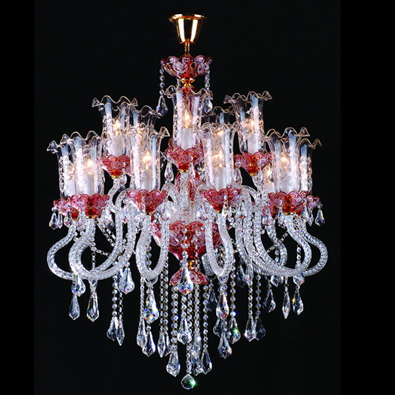China Paper Chandelier Lighting Crystal Hanging Glass Lamp (WH-CY-128) wholesale