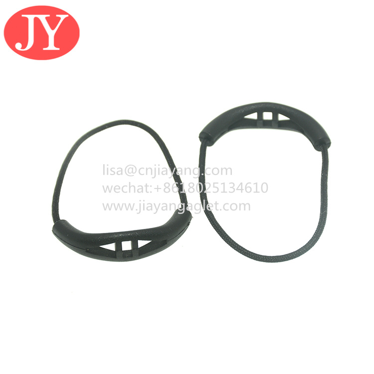 China Custom plastic rubber pvc zipper puller slider silicone zipper head string U shape soft rubber zipper pull wholesale