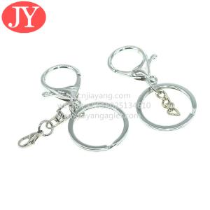 China handware factory manufacture snap hook belt lanyard carabiner keychain metal Lobster clasp wholesale