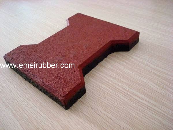 dogbone rubber tile