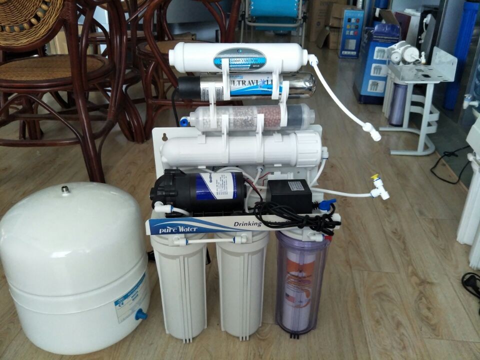 China Water Purifier 220V / 110V 5 Stages 50GPD Ro Filter System wholesale