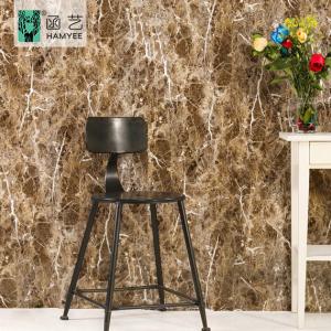 China 0.67kg/roll Marble Wallpaper Sticker 0.15mm Peel And Stick Wallpaper On Kitchen Cabinets wholesale