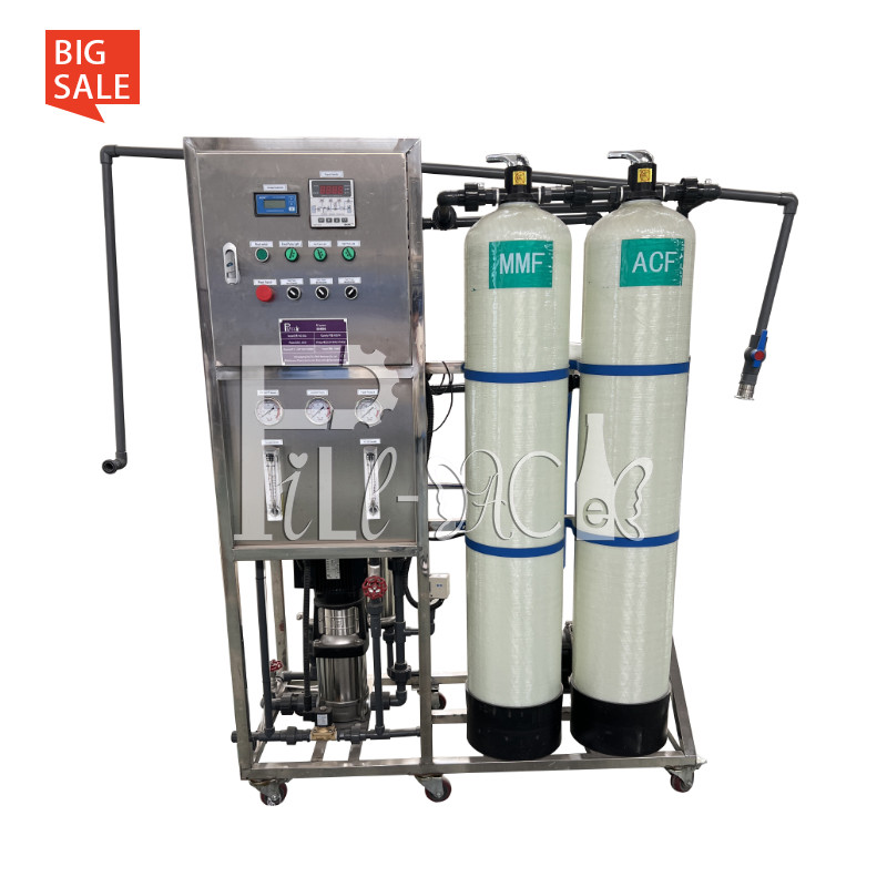500-2000LPH Pure Drinking Mineral Water Treatment Reverse Osmosis Purification Equipment Machine System