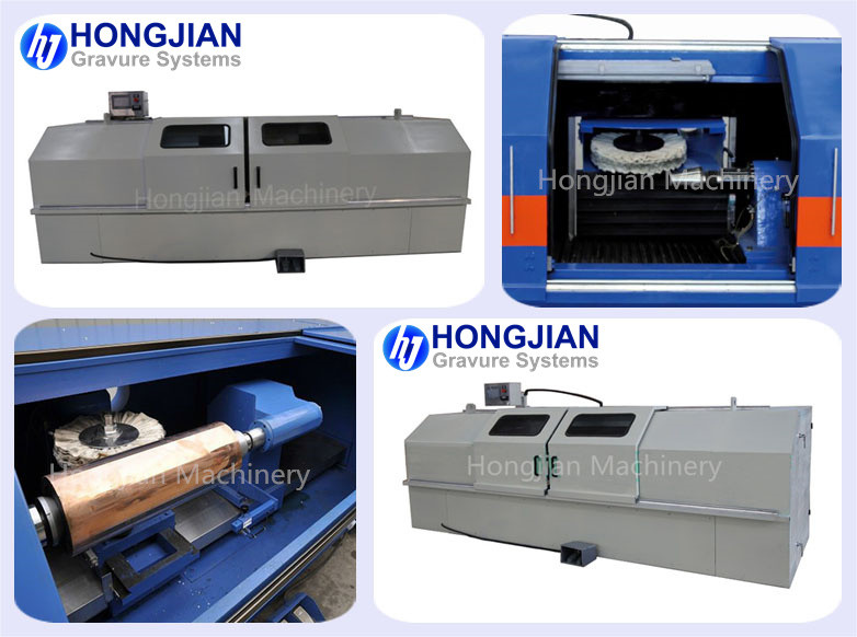 China Copper-finished Cylinder Polishing Machine Gravure Cylinder Polishing Machine Cloth Buffing Machine for Printing Cylinde wholesale