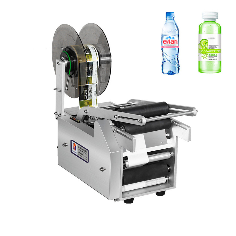 Quality Manual Bottle Flat Labeling Machine , 1mm accuracy Self Adhesive Label Applicator for sale