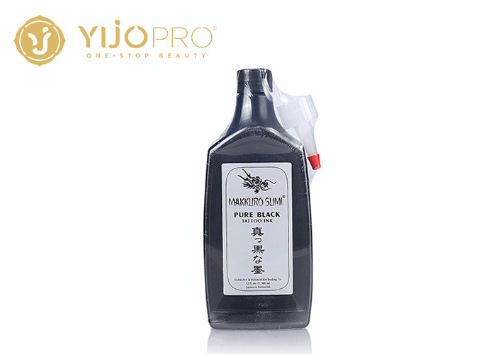 China 360ML Permanent Makeup Micro Pigment Ink for Eyebrow Pure Black Color wholesale