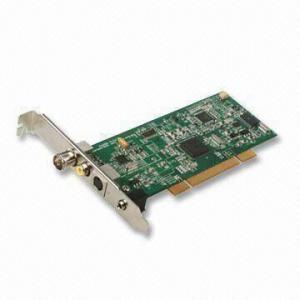 China Analog TV Tuner Card with PCI Interface and FM Radio, Supports Mini-PCs, Remote Control and S-Video wholesale
