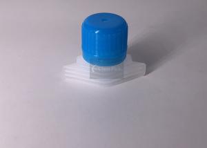 China Flexible Packaging  Spout Cap Injection Modeling Blue Color PE Material wholesale