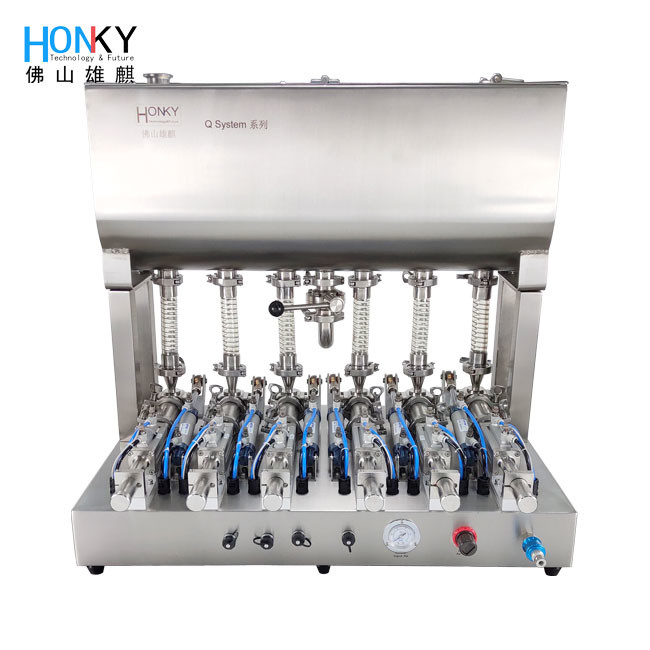 Quality 6 Head Lotion Cream Paste Filling Machine  For Bag Packing Machine for sale