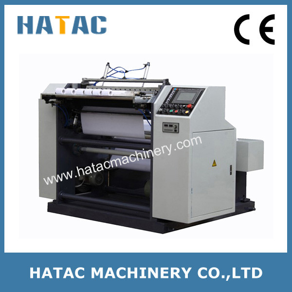China Thermal Printer Paper Roll Slitting and Rewinding Machinery,Tax Paper Roll Making Machine,Paper Roll Slitting Machine on sale
