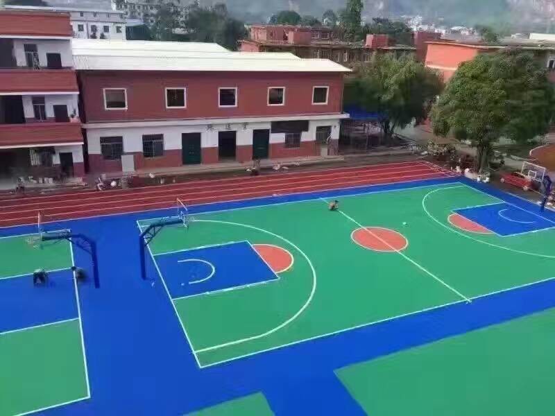 China 7 Layers PU Resins Outdoor Tennis Court Surfaces Durable High Ductility wholesale