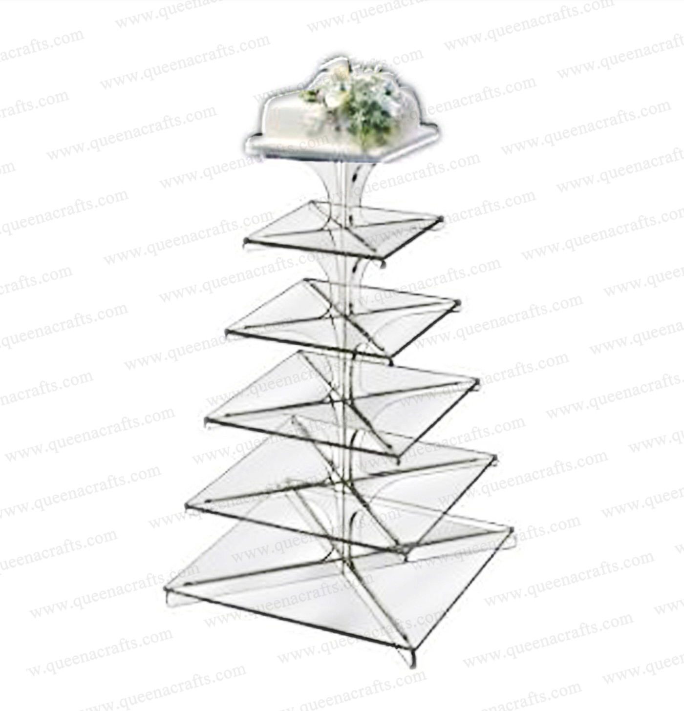 China CD (126) square wedding cake stands on sale