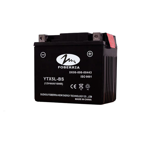 China 12v 4ah Motorcycle Gel Battery YTX5L-BS Motorcycle Lead acid Battery wholesale