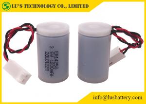 batteries 1/2AA size ER14250 3.6 V 1200mah lisocl2 batteirs with plastic case For Metering