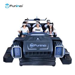 China VR Simulator Indoor 9D VR Simulator Game Machine With 6 Seats 9d simulator for sale