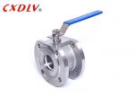 China PN25 High Pressure Handle Wafer Floating Ball Valve PTFE PPL Seat wholesale