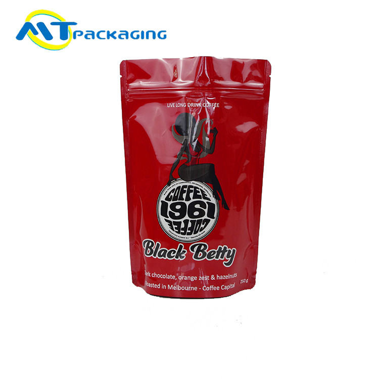 China Customized Print 250G Coffee Packaging Bags User Friendly And Reusable Design wholesale