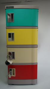 Highly Water Resistant ABS Plastic Lockers For Schools / Hospitals / Bus Stations