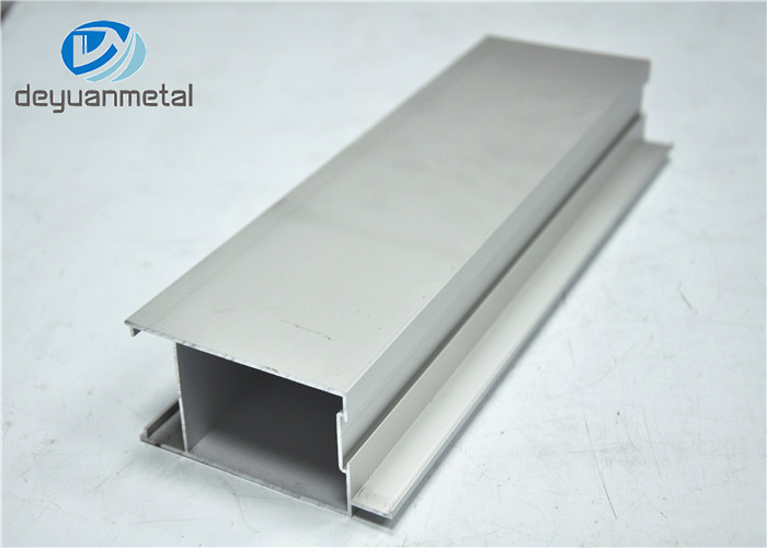 China Silver Anodized Aluminium Window Profiles With Length 20 Foot T3-T8 on sale