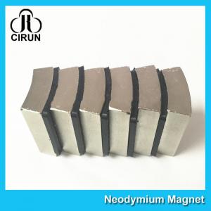 China N52 Sintered Neodymium Iron Boron Magnet Arc Shaped Custom Size And Shape wholesale