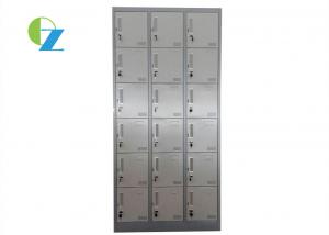 China Multiple Steel Office Lockers Cabinet Customized Color 18 Door wholesale