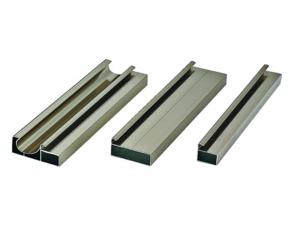 China 3m Length Aluminum Frame Profiles For Kitchen Cabinet Handle Wardrobe Sliding Door wholesale