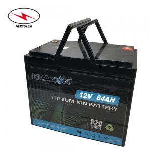 China Golf Cart 12V 80Ah LiFePO4 Lithium Ion Batteries 32700 cell wholesale