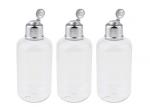 China 9oz 270ml PET Plastic Bottle For Cosmetic Packaging With Sliver Screw Cap wholesale