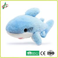 China CPSIA Bisphenol A Free 3 Colors Plush Shark Toy for sale