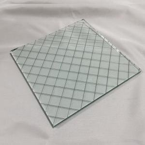 China Custom Design Fire Proof Glass Art Wired Sound Insulation on sale