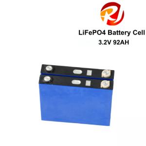 China Lithium Battery 3.2V 92AH LiFePO4 Battery Cell Wholesale Suppliers For Electric Boat And Ships wholesale