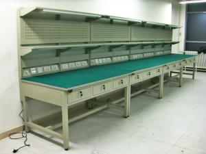 China Drawer Industrial Workbenches And Industrial Workstations , Blue / Green on sale