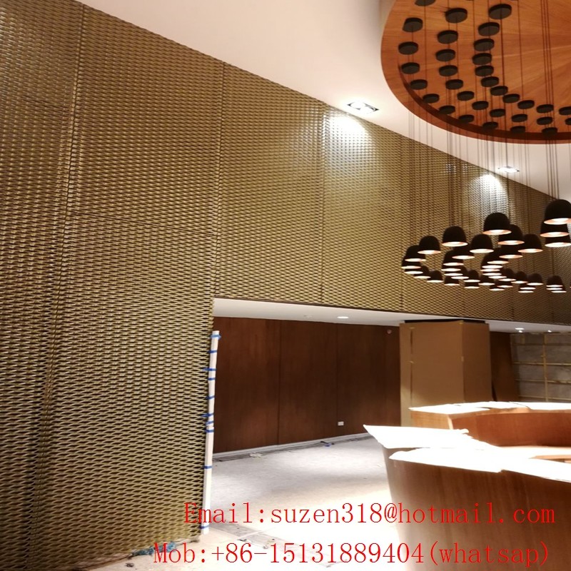 China aluminum expanded metal mesh for window screen partition decoration wholesale