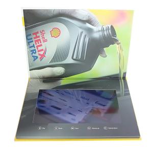 China Custom Buttons Control LCD Video Brochure , IPS LCD Screen Video Brochure wholesale