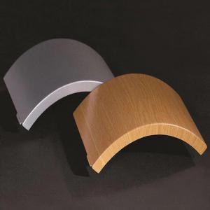 China Anodic Oxidation PE Coated 1200mm Wooden Aluminum Veneer Panel wholesale
