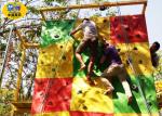 China Commercial Childrens Rock Climbing Wall , Fiberglass Kids Indoor Climbing Wall wholesale