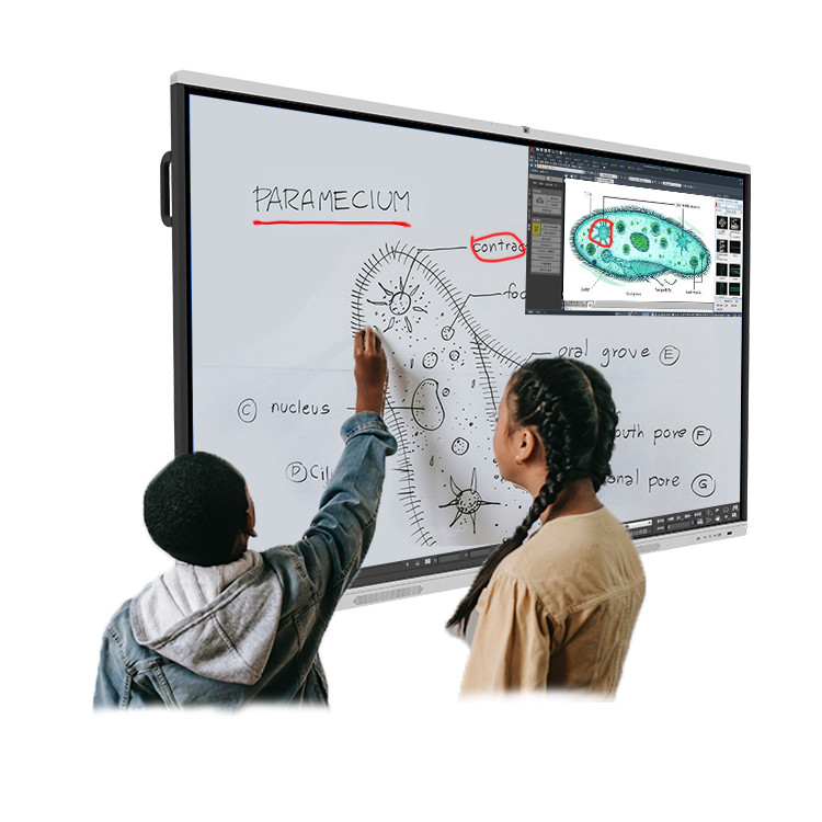 China Black Newest Human Voice Recognition Digital Signage Touch Screens wholesale