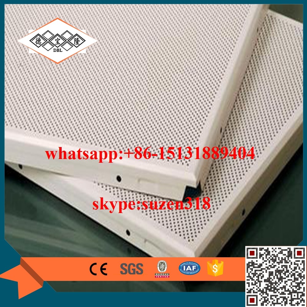 China aluminum perforated acoustic ceiling panel for building decoration wholesale