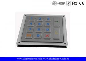 China Led 14 Blacklight Keys 4 X 4 Matrix Door Access Keypad Backlit wholesale