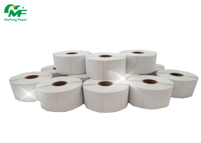 Quality Large Address Adhesive Sticker Roll Die Cut White Paper Labels 1-1/2" X 3-1/2" for sale