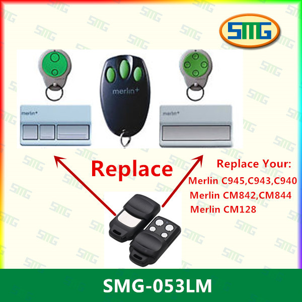 China Merlin+ C945 CM842 C940 C943 Bearclaw Plus Replacement Garage Remote Control wholesale