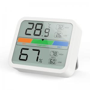China ABS Plastic Indoor Outdoor Thermometer Digital Temperature Humidity Meter on sale