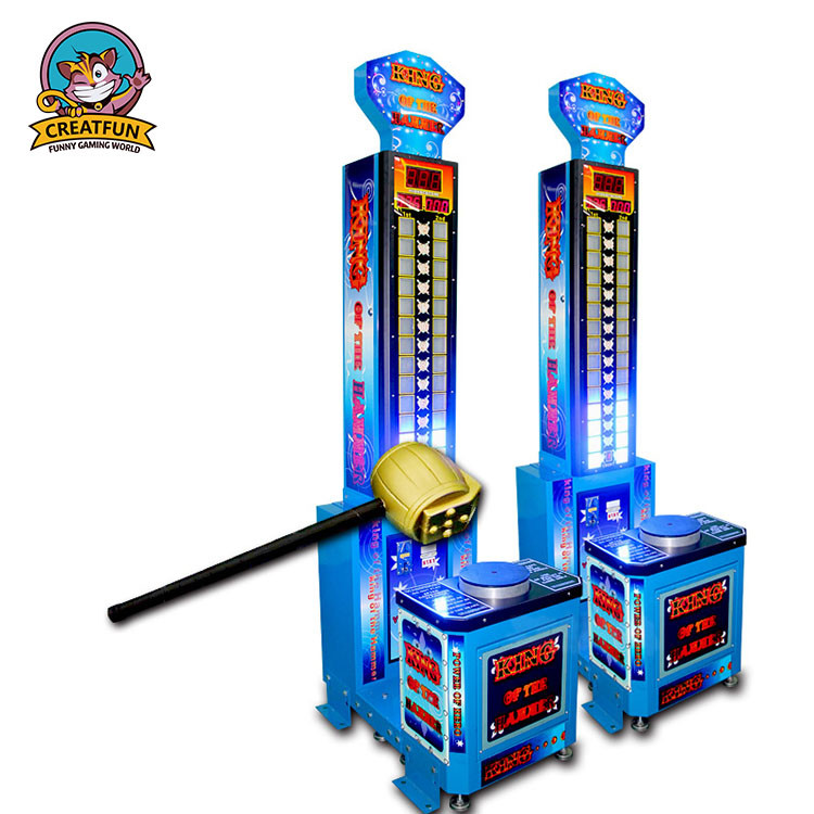 China Hammer Coin Operated Game Machine Simulated Boxing Combine Sport And Entertainment wholesale