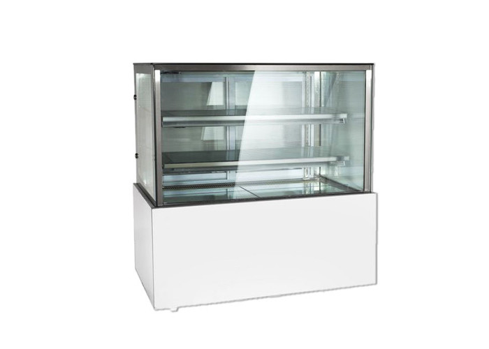 Quality Stainless Steel Cake Display Freezer Commercial Elegance Marble Base for sale
