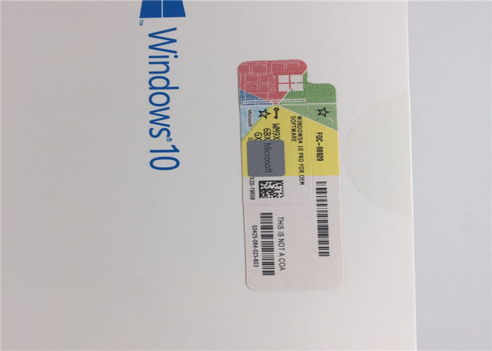 Quality English / French Windows 10 Pro Retail Box OEM License Key COA Only for sale