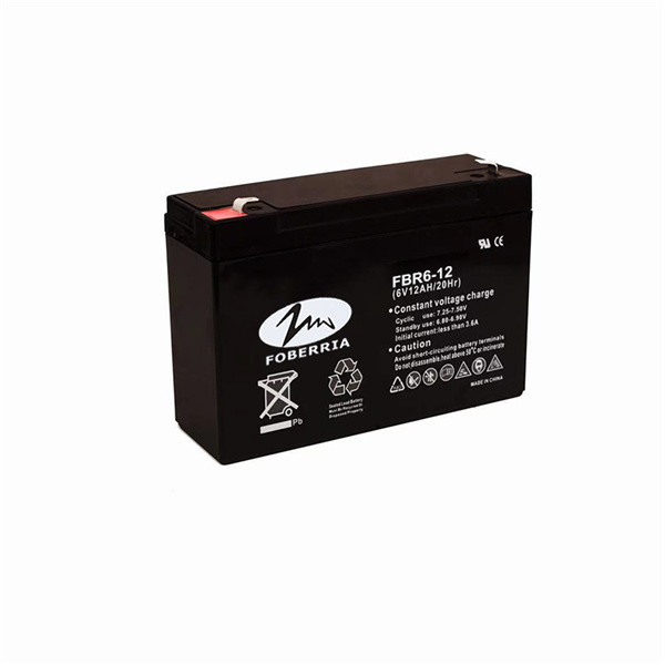 China 6v12ah rechargeable sealed lead acid battery UPS Lead Acid Battery 1.75kg Maintenance Free wholesale