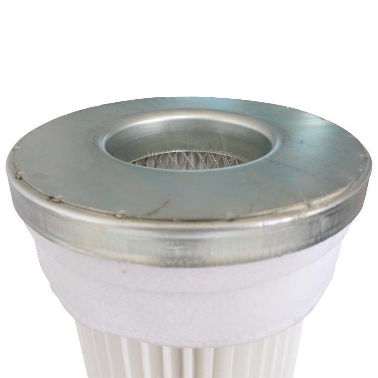 China Metal Top Cartridge Industrial Dust Filter 150 Cell Plate Size Cylinder Type wholesale
