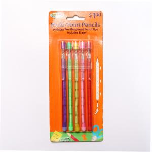 China hot selling Standard Non-Sharpening Pencil 9 leads for kids  with  loose packing wholesale