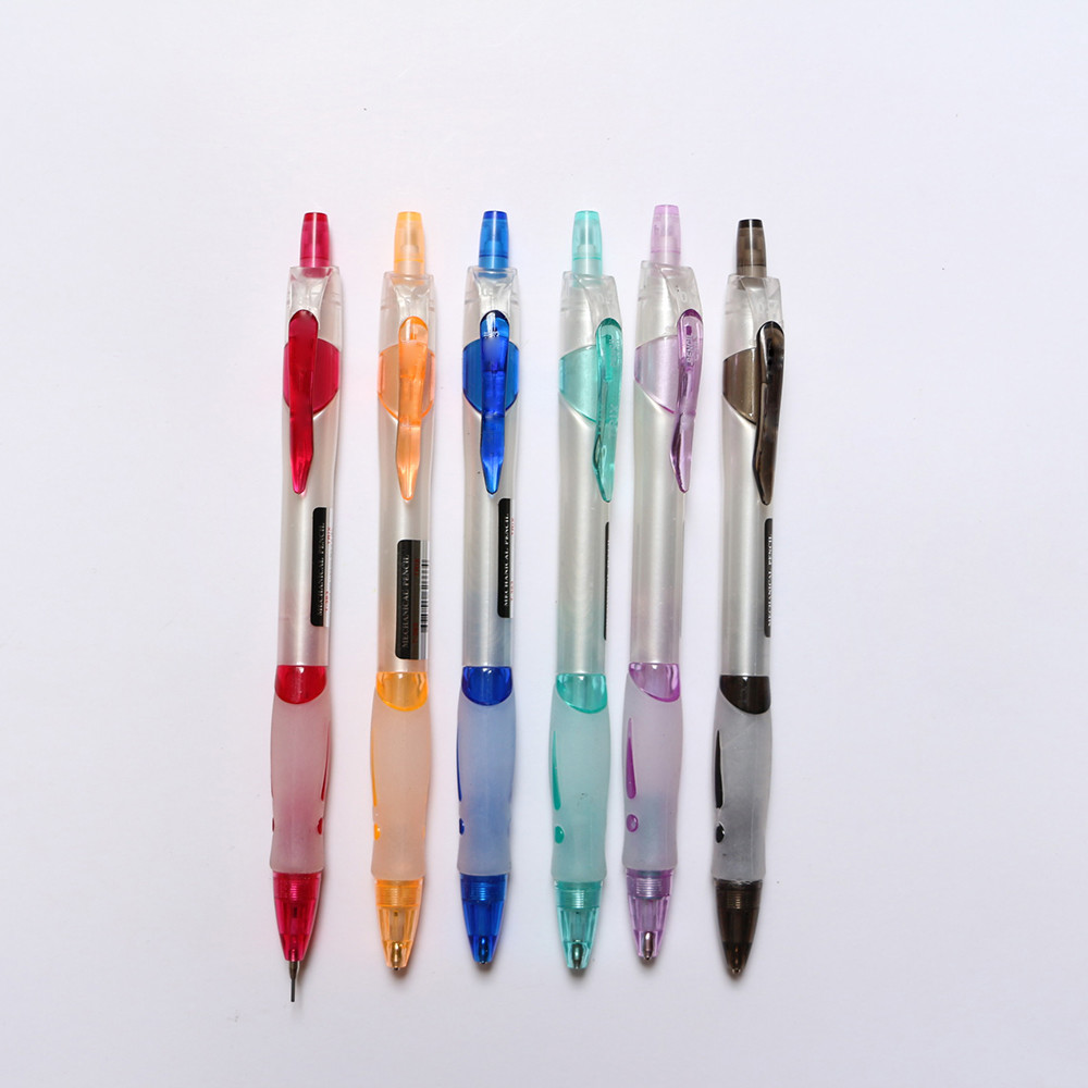 China Stationery Plastic Free Sample Mechanical Pencil  Plastic Mechanical Pencil With Erasers wholesale