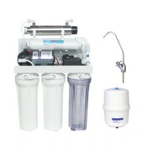 China 75GPD 4 Stages Compact Reverse Osmosis Water Filtration System wholesale
